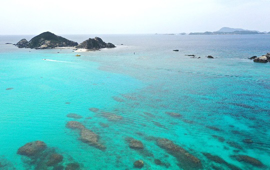 終了ｺｰｽ チャーター船で行くケラマ海水浴 日帰りツアー 阿波連ビーチ とかしくビーチ リウボウ旅行サービス