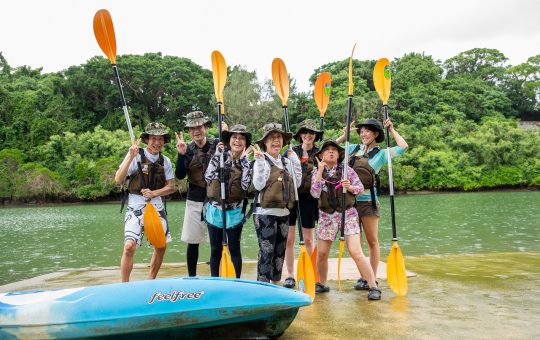 マングローブカヤックツアー　沖縄で人気のマングローブカヤックで自然を体感