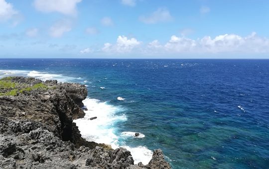 沖縄本島最北端　辺戸岬